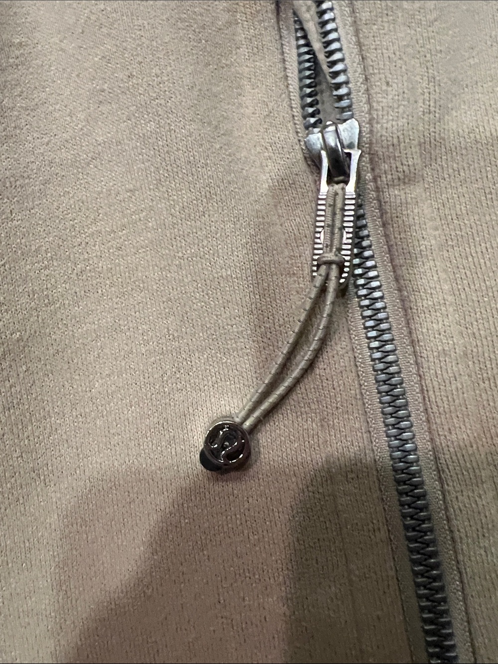 lululemon athletica Beige Zip-Up Hoodie Jacket - Picture 2 of 3